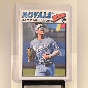 JAC CAGLIANONE 2026 TOPPS HERITAGE CARD ROOKIE CARD